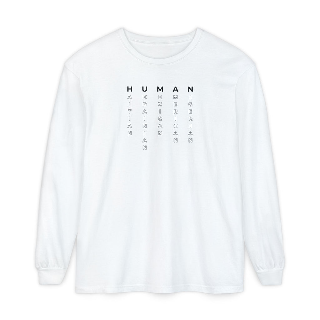 "We Are All Human" Longsleeve Tee