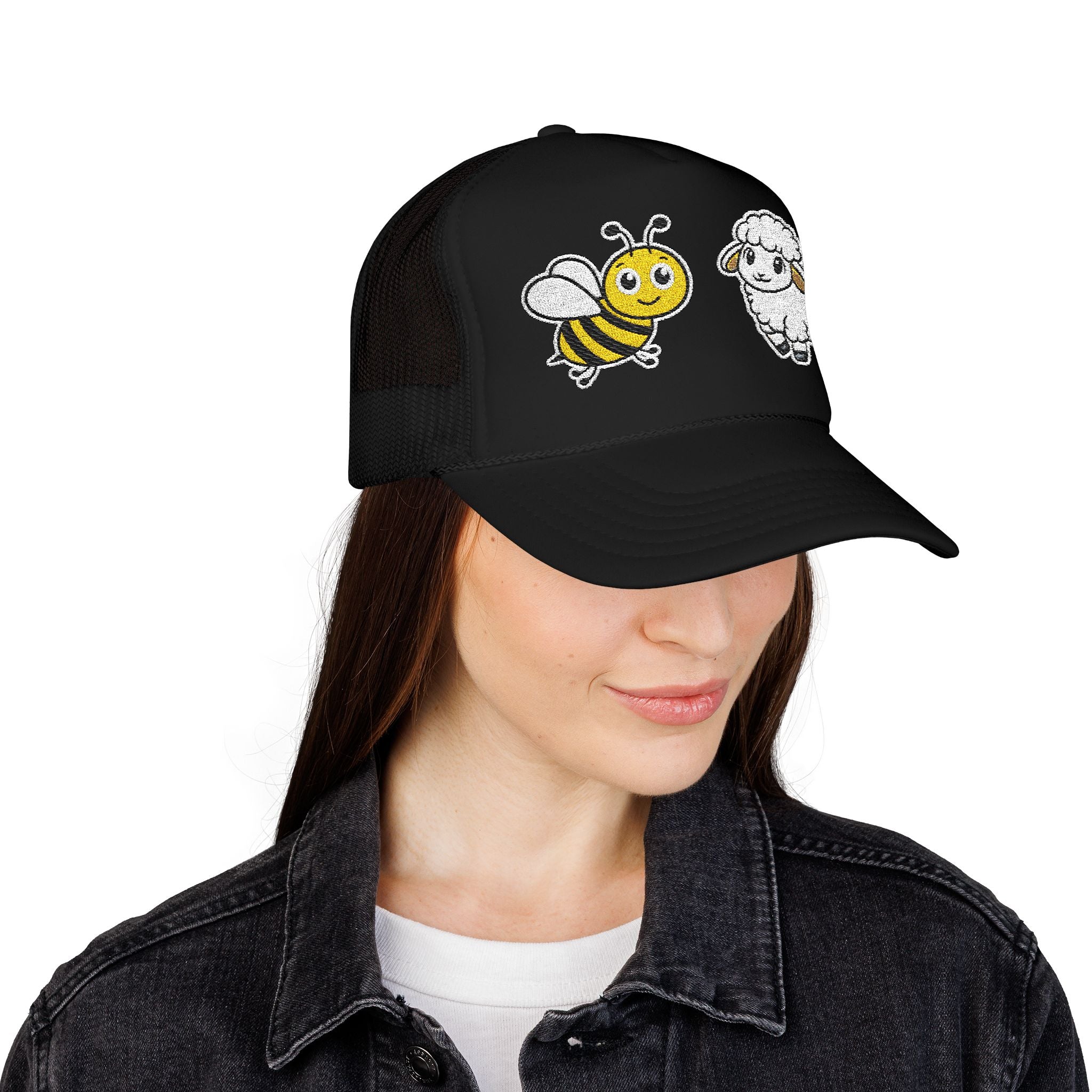 "Bee Ewe" Trucker Hat