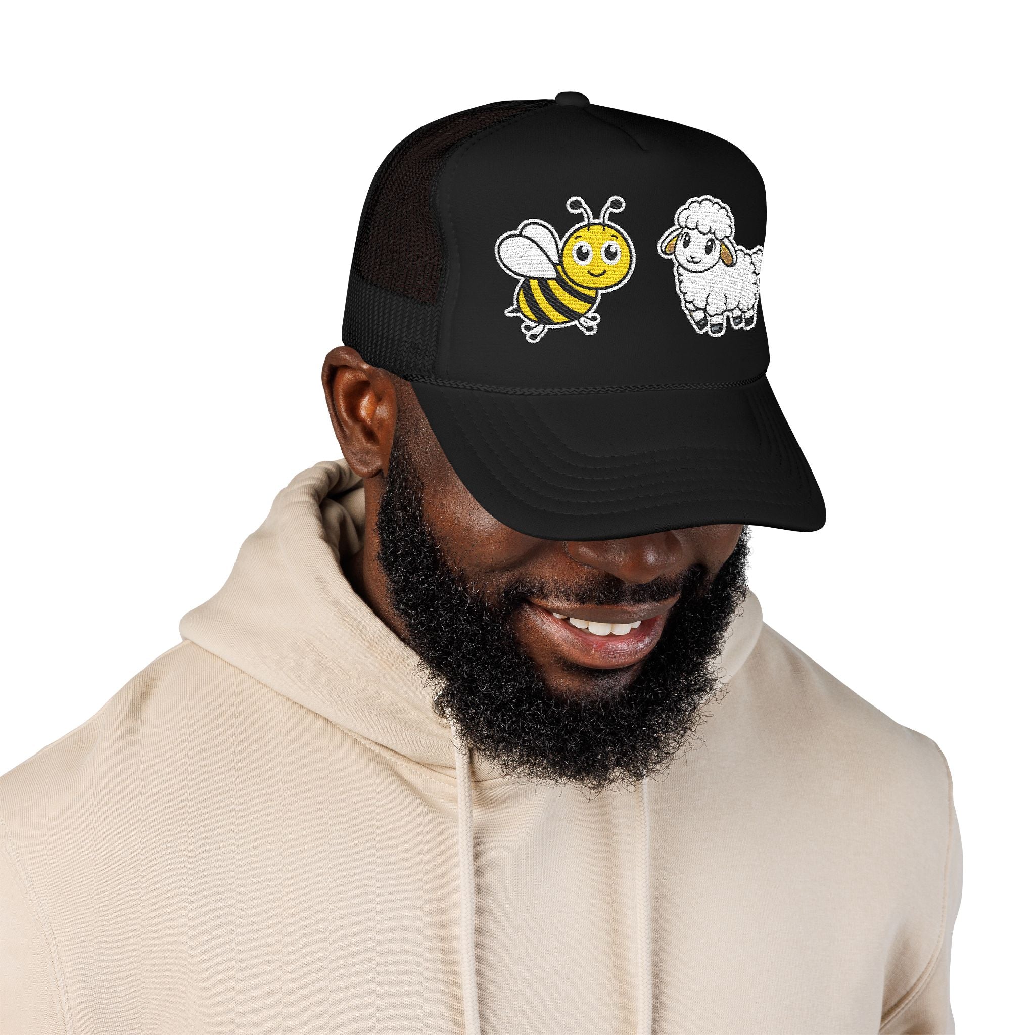 "Bee Ewe" Trucker Hat