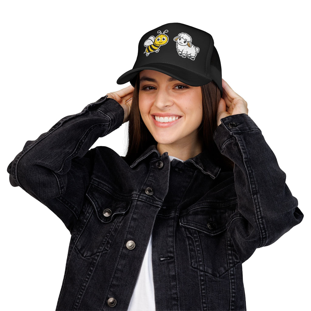 "Bee Ewe" Trucker Hat